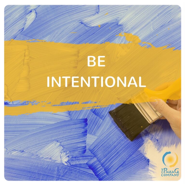 Importance of Intentionality. Stop Putting Out Fires